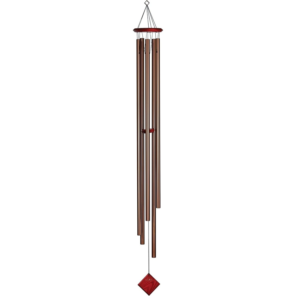 image:imageWoodstock Wind Chimes of Venus Wind Chimes for Outside 58 Bronze Large Deep Tone Wind Chime Dcor for Outdoor Garden Patio Porch Encore CollectionDecorative