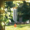 image:imageWoodstock Chimes Amazing Grace Chime Medium 24 Silver Wind Chime and 60 Shepherds Hook Windchime Hanger Metal Stake for Outside Patio Garden Yard Lawn Porch Dcor