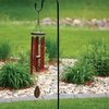 image:imageWoodstock Chimes Amazing Grace Chime Medium 24 Silver Wind Chime and 60 Shepherds Hook Windchime Hanger Metal Stake for Outside Patio Garden Yard Lawn Porch Dcor