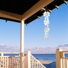 image:imageWoodstock Chimes Asli Arts Collection Capiz Waterfall 40 Azure Capiz Wind Chimes for Outdoor Patio Home or Garden Dcor Wind Chime for Mom ChristmasHanukkah Gifts CWRA40 Inches White