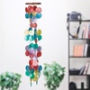 image:imageWoodstock Chimes Asli Arts Collection Capiz Waterfall 40 Azure Capiz Wind Chimes for Outdoor Patio Home or Garden Dcor Wind Chime for Mom ChristmasHanukkah Gifts CWRA40 Inches Rainbow