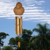 image:imageWoodstock Chimes Asli Arts Collection Coco Pig Bamboo Chime 22 Bamboo Wind Chimes for Outdoor Patio Home or Garden Dcor CPIGMonkey