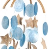 image:imageWoodstock Chimes Asli Arts Collection Dark Blue Capiz Chime 19 Capiz Wind Chimes for Outdoor Patio Home or Garden Dcor C206