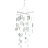 image:imageWoodstock Chimes Asli Arts Collection Mirror Chime Medium 20 Capiz Wind Chimes for Outdoor Patio Home or Garden Dcor C125