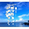 image:imageWoodstock Chimes Asli Arts Collection Mirror Chime Medium 20 Capiz Wind Chimes for Outdoor Patio Home or Garden Dcor C125