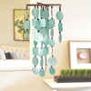 image:imageWoodstock Chimes Asli Arts Collection Purple Capiz Chime 21 Capiz Wind Chimes for Outdoor Patio Home or Garden Dcor C716Large