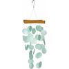 image:imageWoodstock Chimes Asli Arts Collection Purple Capiz Chime 21 Capiz Wind Chimes for Outdoor Patio Home or Garden Dcor C716Mini