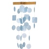 image:imageWoodstock Chimes Asli Arts Collection Purple Capiz Chime 21 Capiz Wind Chimes for Outdoor Patio Home or Garden Dcor C716Mini