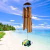 image:imageWoodstock Chimes CBEA The Original Guaranteed Musically Tuned Chime Asli Arts Collection Medium Half Coconut Bamboo  BearTropical Fish