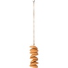 image:imageWoodstock Chimes Ceramic Disc Chime 26 Apricot Wind Chime for Outside Ceramic Shell Design Chimes for Garden Porch Patio Decor Unique Gift CCAPApricot