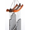 image:imageWoodstock Chimes Eastern Energy Healing Wind Chime for Outside 34 Medium Bronze Harmonic Light Sound Outdoor Decor for Patio Porch Garden HCBRHealing  Silver