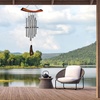 image:imageWoodstock Chimes Eastern Energy Healing Wind Chime for Outside 34 Medium Bronze Harmonic Light Sound Outdoor Decor for Patio Porch Garden HCBRHealing  Silver