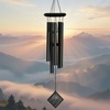 image:imageWoodstock Chimes Encore Collection Chimes of Polaris 22 BlackBlack Wind Chimes for Outdoor Patio Home or Garden Dcor DCKK22