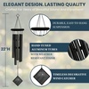 image:imageWoodstock Chimes Encore Collection Chimes of Polaris 22 BlackBlack Wind Chimes for Outdoor Patio Home or Garden Dcor DCKK22