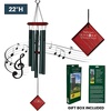 image:imageWoodstock Chimes Encore Collection Chimes of Polaris 22 Bronze Wind Chimes for Outdoor Patio Home or Garden Dcor DCB22Evergreen