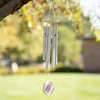 image:imageWoodstock Chimes Flower Wind Chime 22 Outdoor Memorial Gift Wind Chimes for Backyard Porch Garden Patio Dcor Zen Light SoundPink Mum
