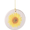 image:imageWoodstock Chimes Flower Wind Chime 22 Outdoor Memorial Gift Wind Chimes for Backyard Porch Garden Patio Dcor Zen Light SoundWhite Yellow