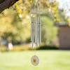 image:imageWoodstock Chimes Flower Wind Chime 22 Outdoor Memorial Gift Wind Chimes for Backyard Porch Garden Patio Dcor Zen Light SoundWhite Yellow