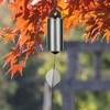 image:imageWoodstock Chimes Heroic Wind Bell amp Outdoor Hanging Bracket 24 Grey Antique Silver Wind Chime with Black Iron Wall Mount Deep Tone Windbell amp Durable Hanger for Porch Patio or Garden