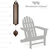 image:imageWoodstock Chimes Heroic Windbell Wind Chime for Outside 40 Grand Large CopperDeep Tone Sound Outdoor Decor for Patio Porch Garden HWXLC