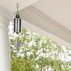 image:imageWoodstock Chimes Heroic Windbell Wind Chime for Outside 40 Large SilverDeep Tone Sound Outdoor Decor for Patio Porch Garden HWLASAntique Silver