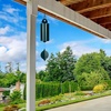 image:imageWoodstock Chimes Heroic Windbell Wind Chime for Outside 40 Large SilverDeep Tone Sound Outdoor Decor for Patio Porch Garden HWLASVerdigris