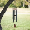 image:imageWoodstock Chimes Marble Wind Chime 24 Satin Green with Gold Vein Accent Outdoor Memorial Gift Wind Chimes for Backyard Porch Garden Patio Decor WDCGGSatin Green
