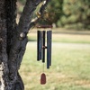 image:imageWoodstock Chimes Marble Wind Chime 24 Satin Green with Gold Vein Accent Outdoor Memorial Gift Wind Chimes for Backyard Porch Garden Patio Decor WDCGGSatin Blue