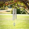 image:imageWoodstock Chimes Memorial Wind Chime 25 Lily and Cross Outdoor Gift Wind Chimes for Backyard Porch Garden Patio Decor or Sympathy Gift for Loss of Loved One MCLC