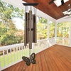 image:imageWoodstock Chimes My Butterfly Wind Chime 21 Bronze Light Airy Sound for Outdoor Garden Patio Porch Decor and Gifts