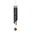image:imageWoodstock Chimes Neptune Wind Chime for Outside 54 Large Black Deep Tone Sound for Outdoor Garden Patio Porch Decor Encore Collection DCKT5454 Black
