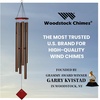 image:imageWoodstock Chimes Neptune Wind Chime for Outside 54 Large Silver Deep Tone Sound for Outdoor Garden Patio Porch Decor Encore Collection DCS54Chimes of Neptune  Bronze