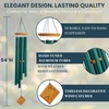 image:imageWoodstock Chimes Neptune Wind Chime for Outside 54 Large Silver Deep Tone Sound for Outdoor Garden Patio Porch Decor Encore Collection DCS54Verdigris
