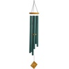image:imageWoodstock Chimes Neptune Wind Chime for Outside 54 Large Silver Deep Tone Sound for Outdoor Garden Patio Porch Decor Encore Collection DCS54Verdigris
