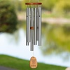 image:imageWoodstock Chimes Personalized Amazing Grace Wind Chime for Outside 24 Medium Silver Outdoor Garden Decor Memorial Gift for Loss Loved Ones PAGMS30