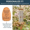 image:imageWoodstock Chimes Personalized Amazing Grace Wind Chime for Outside 24 Medium Silver Outdoor Garden Decor Memorial Gift for Loss Loved Ones PAGMS30