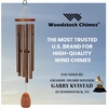 image:imageWoodstock Chimes Personalized Amazing Grace Wind Chime for Outside 40 Medium BronzeOutdoor Garden Decor Memorial Gift for Loss Loved Ones PAGLBR03