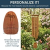 image:imageWoodstock Chimes Personalized Amazing Grace Wind Chime for Outside 40 Medium BronzeOutdoor Garden Decor Memorial Gift for Loss Loved Ones PAGLBR03