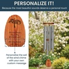 image:imageWoodstock Chimes Personalized Amazing Grace Wind Chime for Outside 40 Medium SilverOutdoor Garden Decor Memorial Gift for Loss Loved Ones PAGLS03