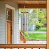 image:imageWoodstock Chimes Personalized Amazing Grace Wind Chime for Outside 40 Medium SilverOutdoor Garden Decor Memorial Gift for Loss Loved Ones PAGLS03