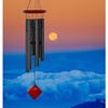 image:imageWoodstock Chimes Pluto Wind Chime for Outside 27 Bronze Small Light Airy Sound for Outdoor Garden Patio Porch Decor Encore Collection DCB27Black