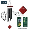 image:imageWoodstock Chimes Pluto Wind Chime for Outside 27 Bronze Small Light Airy Sound for Outdoor Garden Patio Porch Decor Encore Collection DCB27Black