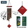 image:imageWoodstock Chimes Pluto Wind Chime for Outside 27 Bronze Small Light Airy Sound for Outdoor Garden Patio Porch Decor Encore Collection DCB27Bronze