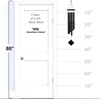 image:imageWoodstock Chimes Pluto Wind Chime for Outside 37 Black Wood Medium Tone Sound for Outdoor Garden Patio Porch Decor Gifts Encore Collection DCKK37Black