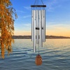 image:imageWoodstock Chimes Signature Collection Affirmation Chime 25 Virtues Inspirational and Memorial Wind Chimes for Outdoor Patio Home or Garden Dcor AFVSBAFASB