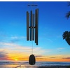 image:imageWoodstock Chimes Signature Collection Bells of Paradise Bronze 32 Decor Designs Wind Chimes for Outdoor Patio Home or Garden Dcor BPMBRBlack