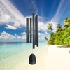 image:imageWoodstock Chimes Signature Collection Bells of Paradise Bronze 32 Decor Designs Wind Chimes for Outdoor Patio Home or Garden Dcor BPMBRBlack