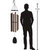 image:imageWoodstock Chimes Signature Collection Bells of Paradise Bronze 32 Decor Designs Wind Chimes for Outdoor Patio Home or Garden Dcor BPMBRBronze