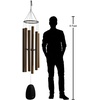 image:imageWoodstock Chimes Signature Collection Bells of Paradise Bronze 32 Decor Designs Wind Chimes for Outdoor Patio Home or Garden Dcor BPMBRBronze