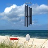 image:imageWoodstock Chimes Signature Collection Bells of Paradise Bronze 32 Decor Designs Wind Chimes for Outdoor Patio Home or Garden Dcor BPMBRPacific Blue